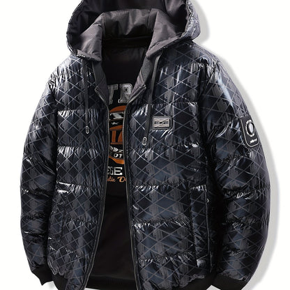 Men's Stylish Puffer Jacket - Thickened Warm