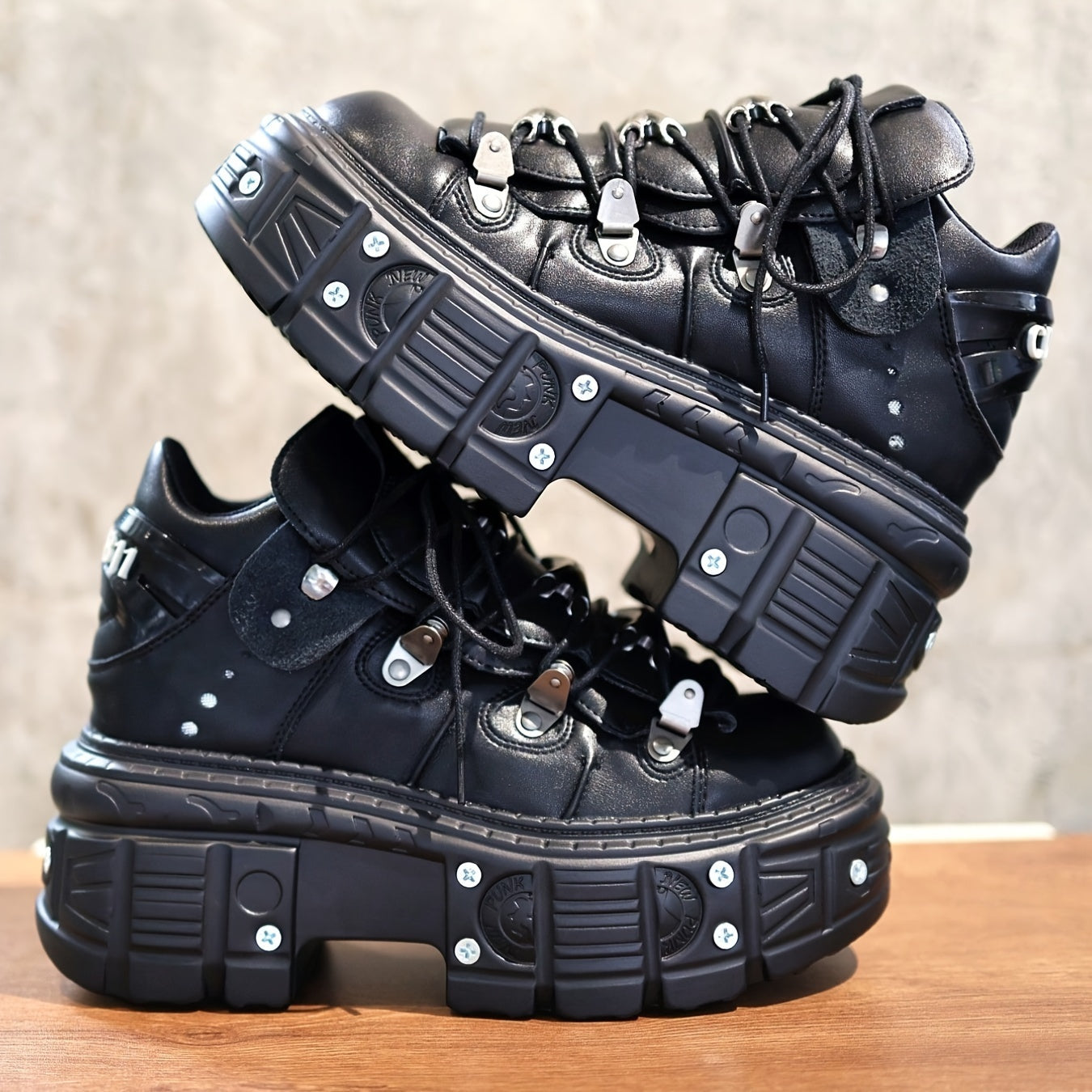 Women's Punk Boots - Platform Gothic Y2K