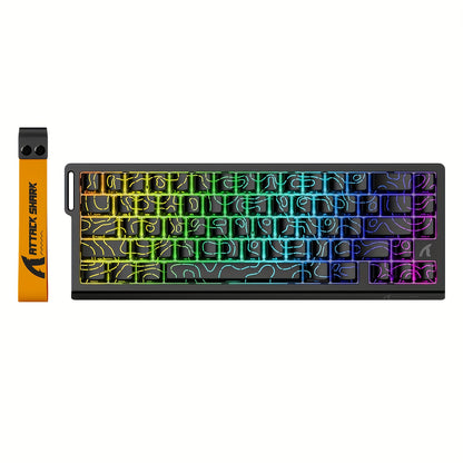 ATTACK SHARK X68 HE Mechanical Gaming Keyboard - 60% TKL Rapid Trigger