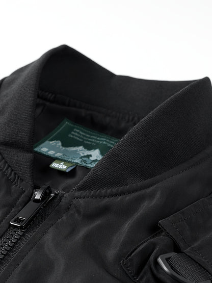 Men’s Premium Utility Bomber Jacket with Multi-Pocket