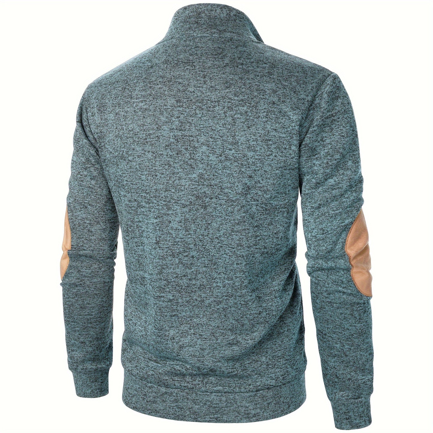 Men's Stand-Collar Casual Sweatshirt - Autumn Winter Long Sleeve