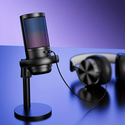 Condenser Microphone - RGB Lighting for PC/PS4/PS5/Mac