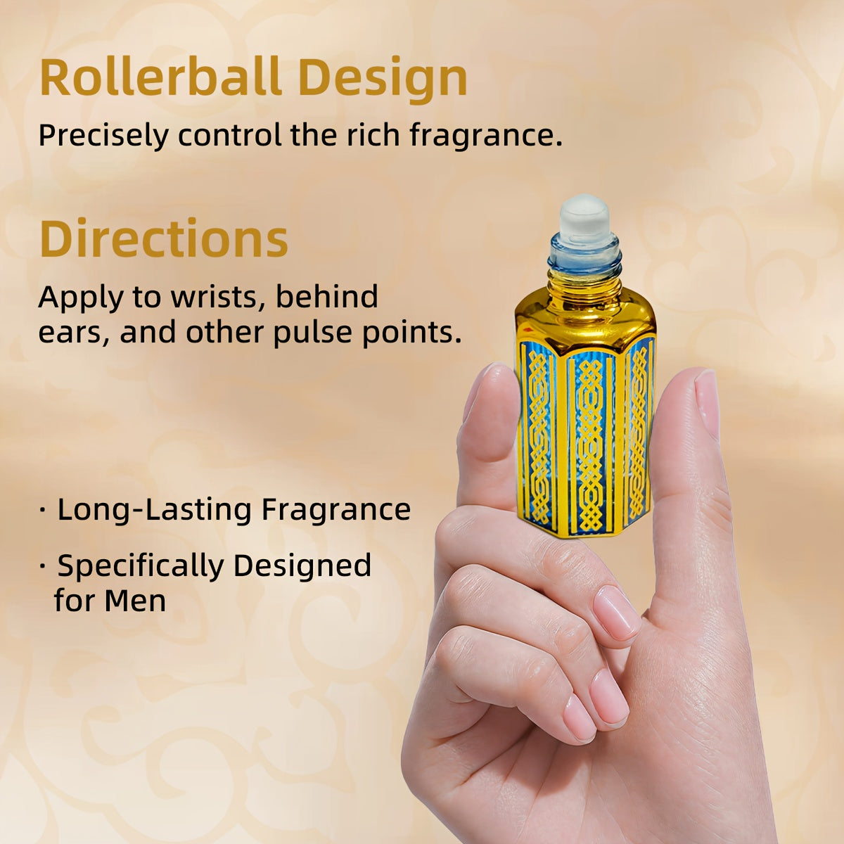 Arabian Beard Care Essential Oil - Moisturizes Nourishes Softens