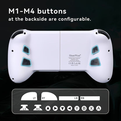 Wireless Gamepad Controller - iPhone/Android/Steam/PC