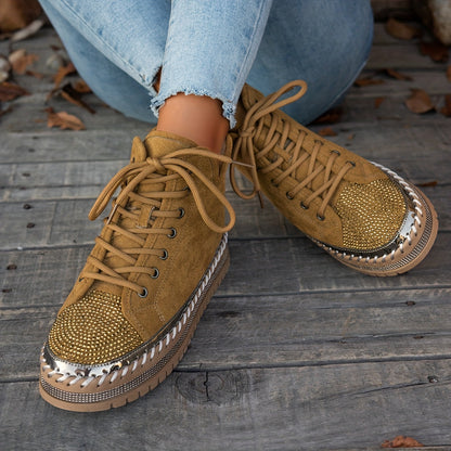 Women's Rhinestone Boots