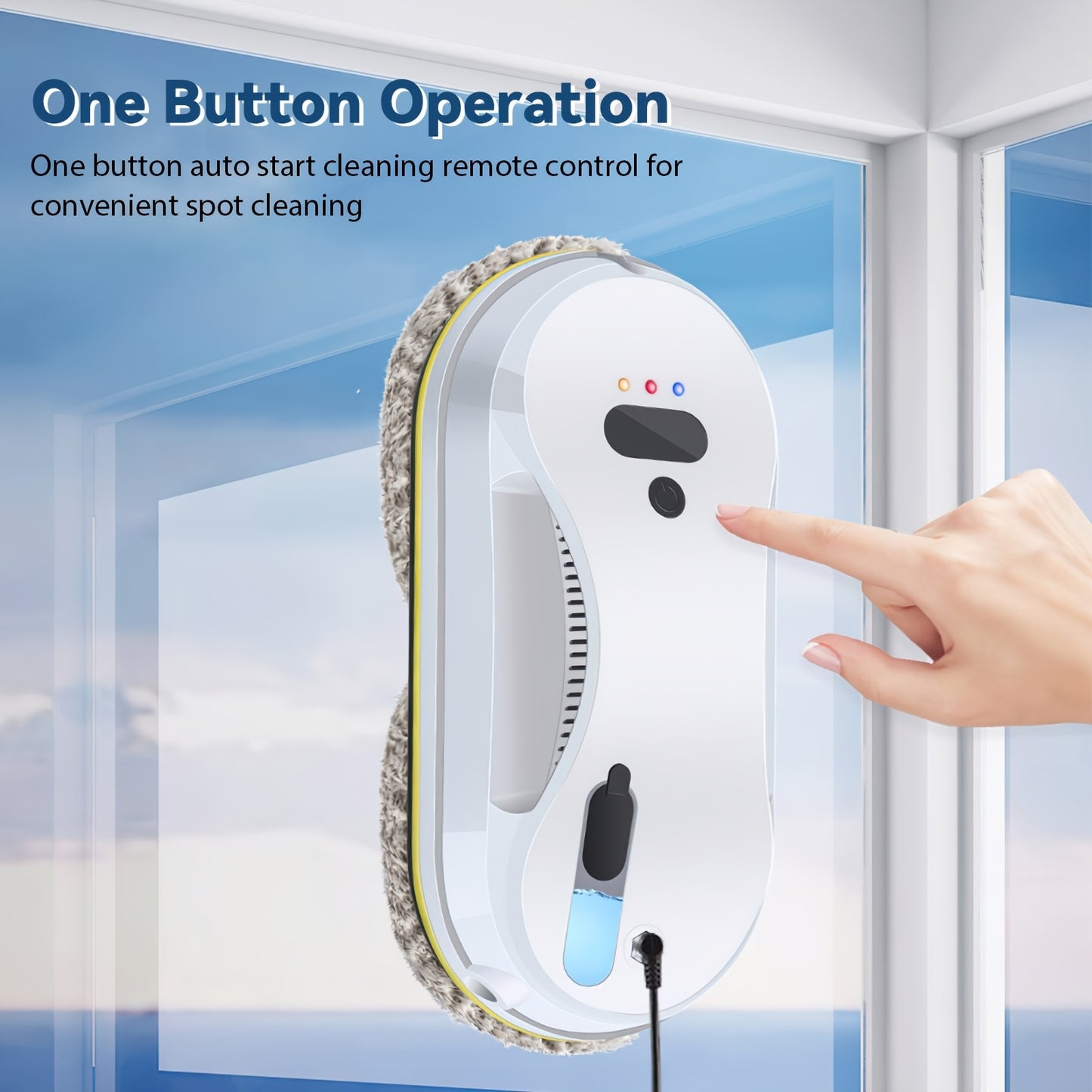 Intelligent Automatic Window Cleaner - Remote Controlled