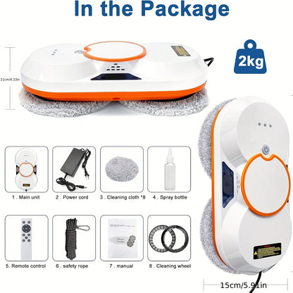 Intelligent Automatic Window Cleaner - Remote Controlled