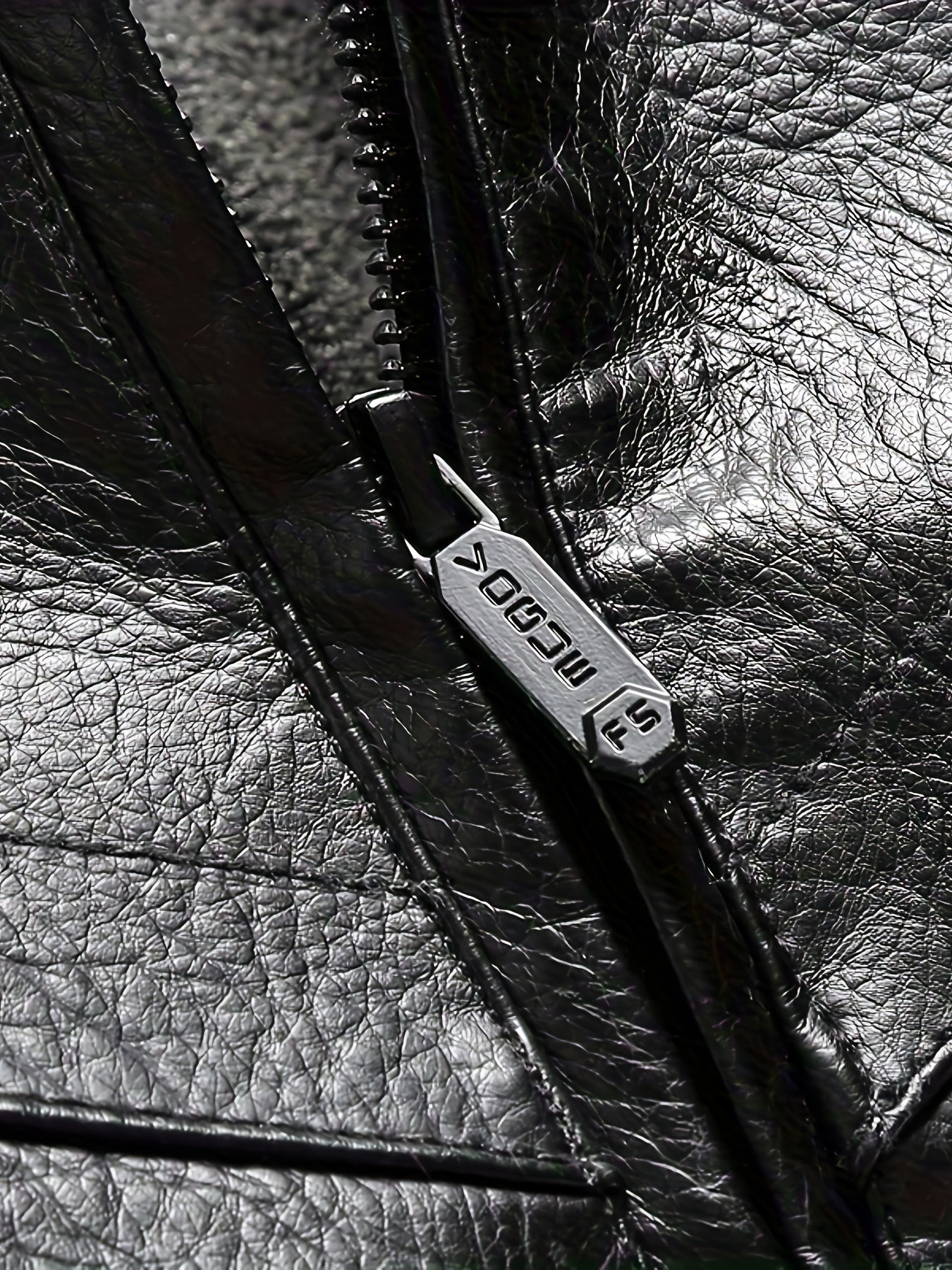 Men's Winter Thickened Bomber Jacket - Windproof Lapel PU