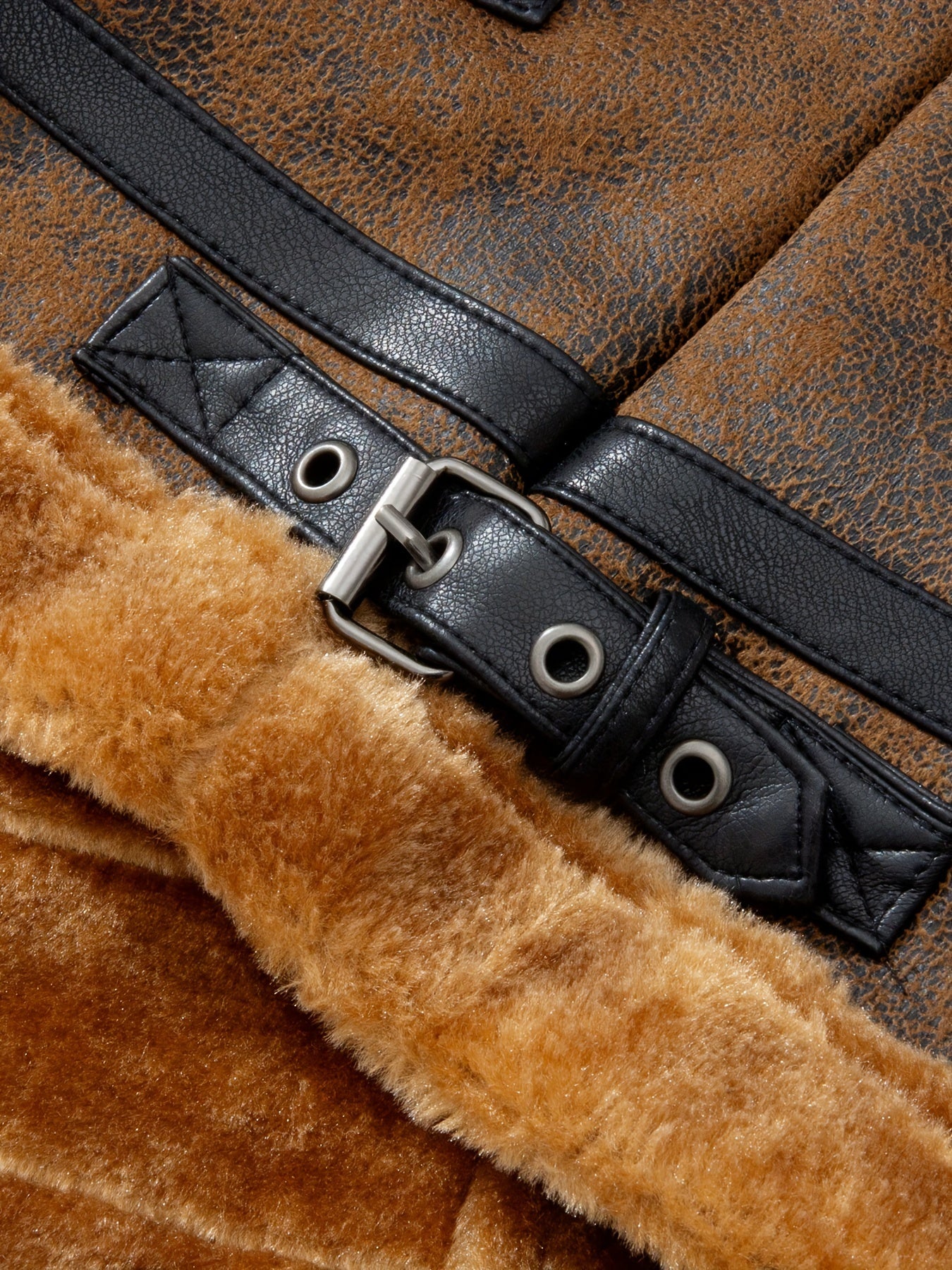 Men's Autumn-Winter Thickened Fleece-Lined Bomber Jacket