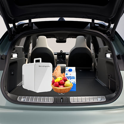 Mini-réfrigérateur pour camping-car 4 L - Glacière et chauffe-plats portables CA + 12 V CC