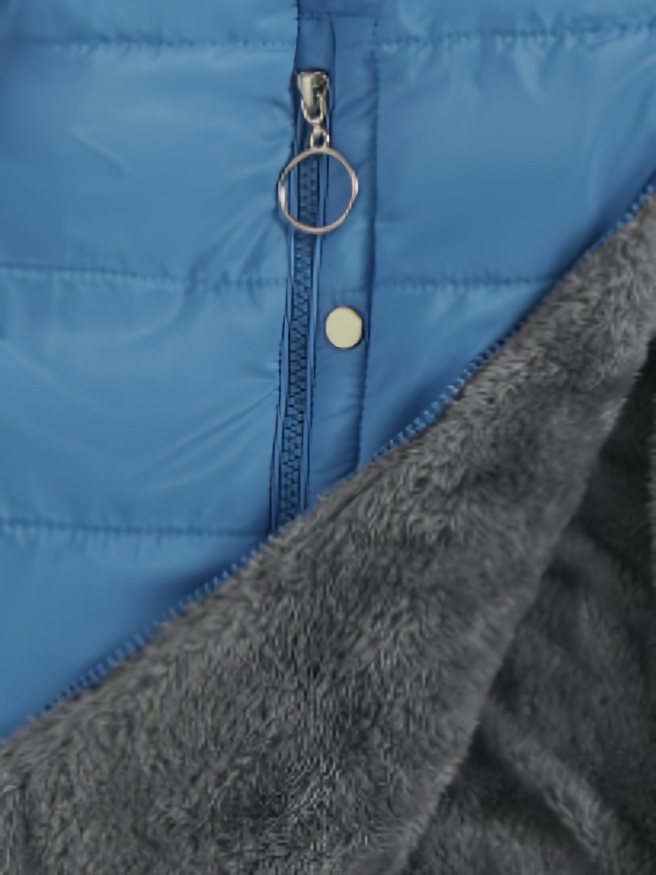 Plus Size Hooded Mid-Length Thick Warm Coat - Anti-Cold Zipper