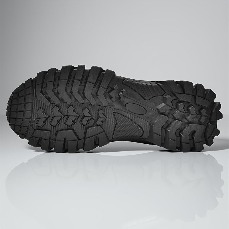 Men's Combat Boots - Wear-Resistant Hiking Thick-Sole