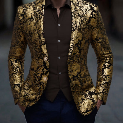 Men's Vintage Paisley Pattern Blazer