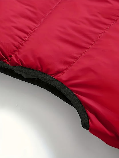 Men's Sleeveless Vest - Warm Zippered Stand Collar