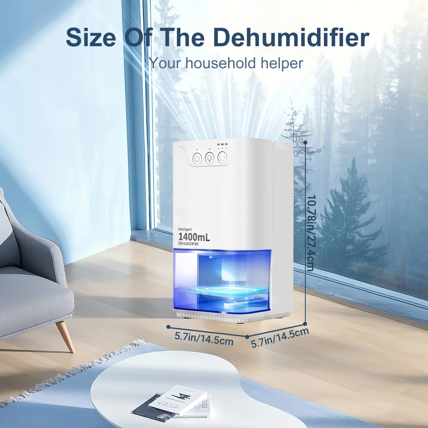 Sixfox High-Capacity Dehumidifier