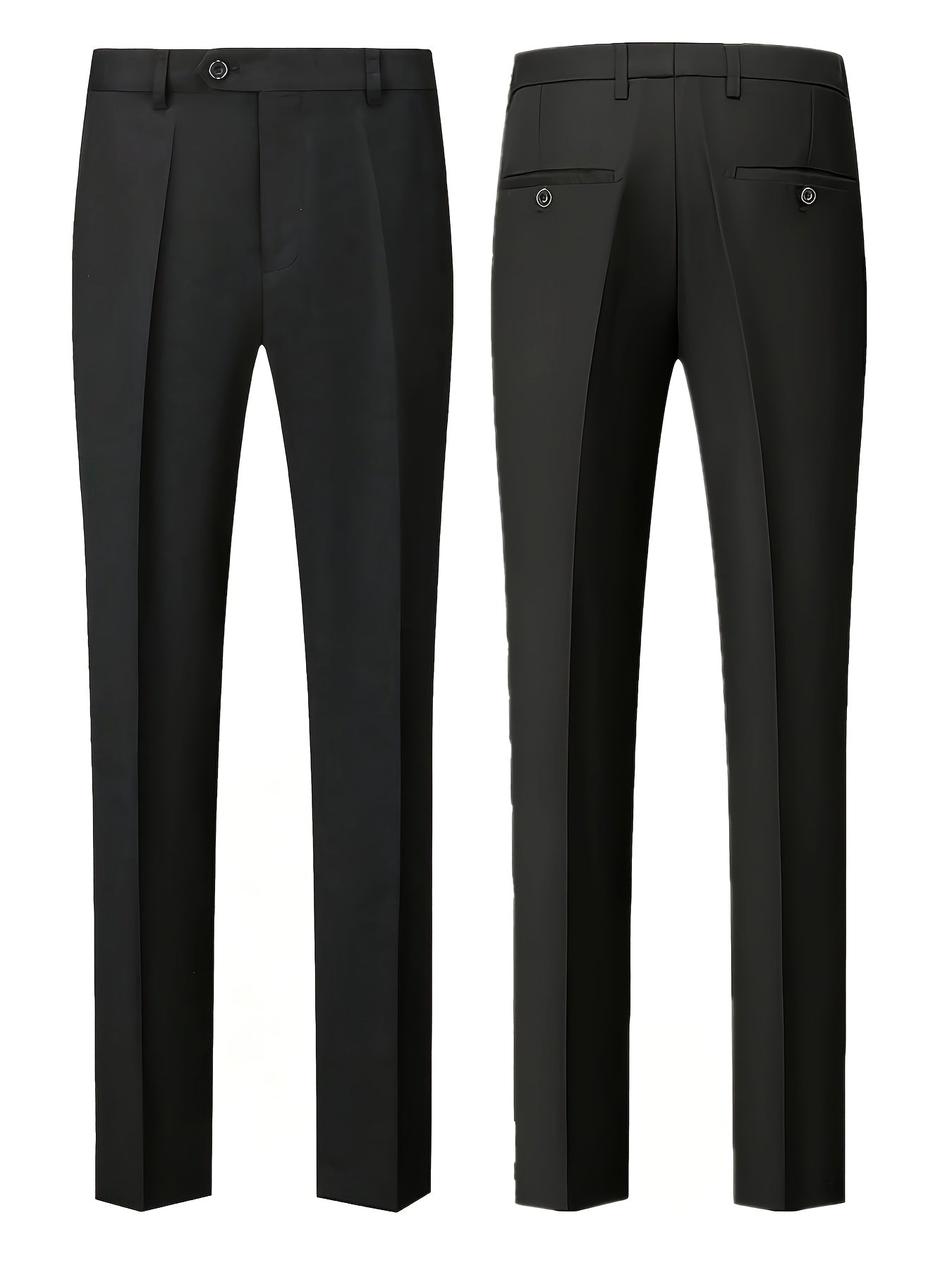 Men's 3pcs Suit Set - Blazer Vest Pants Elegant