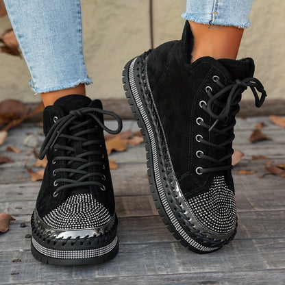 Women's Rhinestone Boots