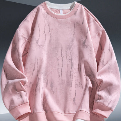 Men's Tie-Dye Sweatshirt - Round Neck Pullover