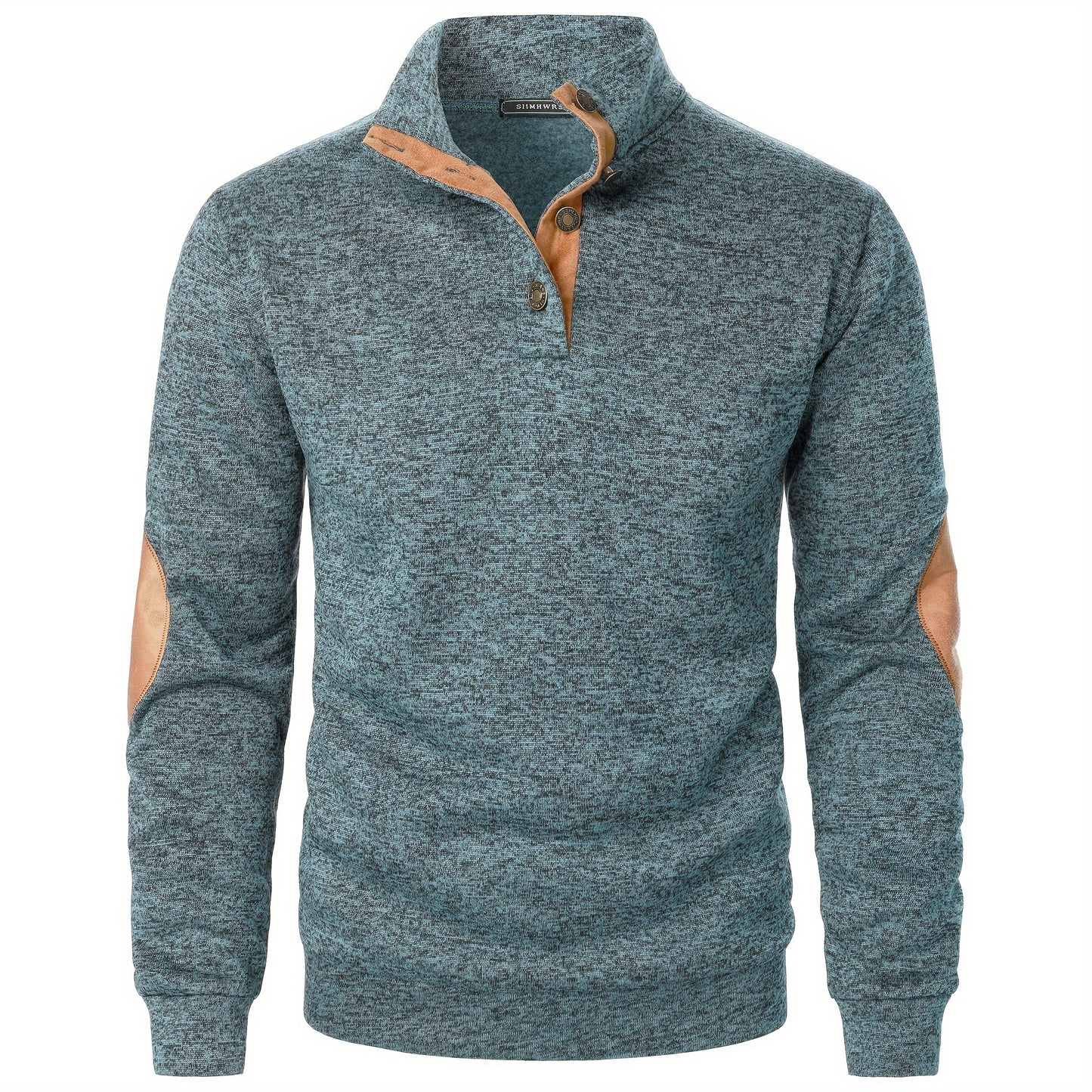 Men's Stand-Collar Casual Sweatshirt - Autumn Winter Long Sleeve