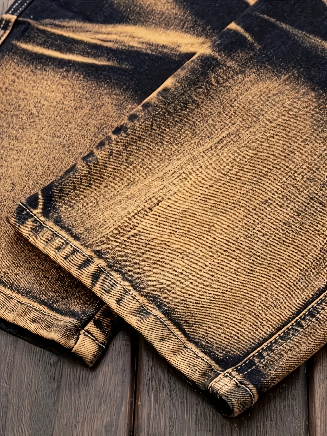 Men's Slim-Fit Stretch Denim - Tie Dye Straight Leg