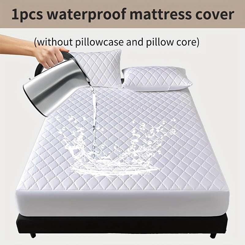 Waterproof Mattress Protector - Breathable Dustproof Fitted Sheet