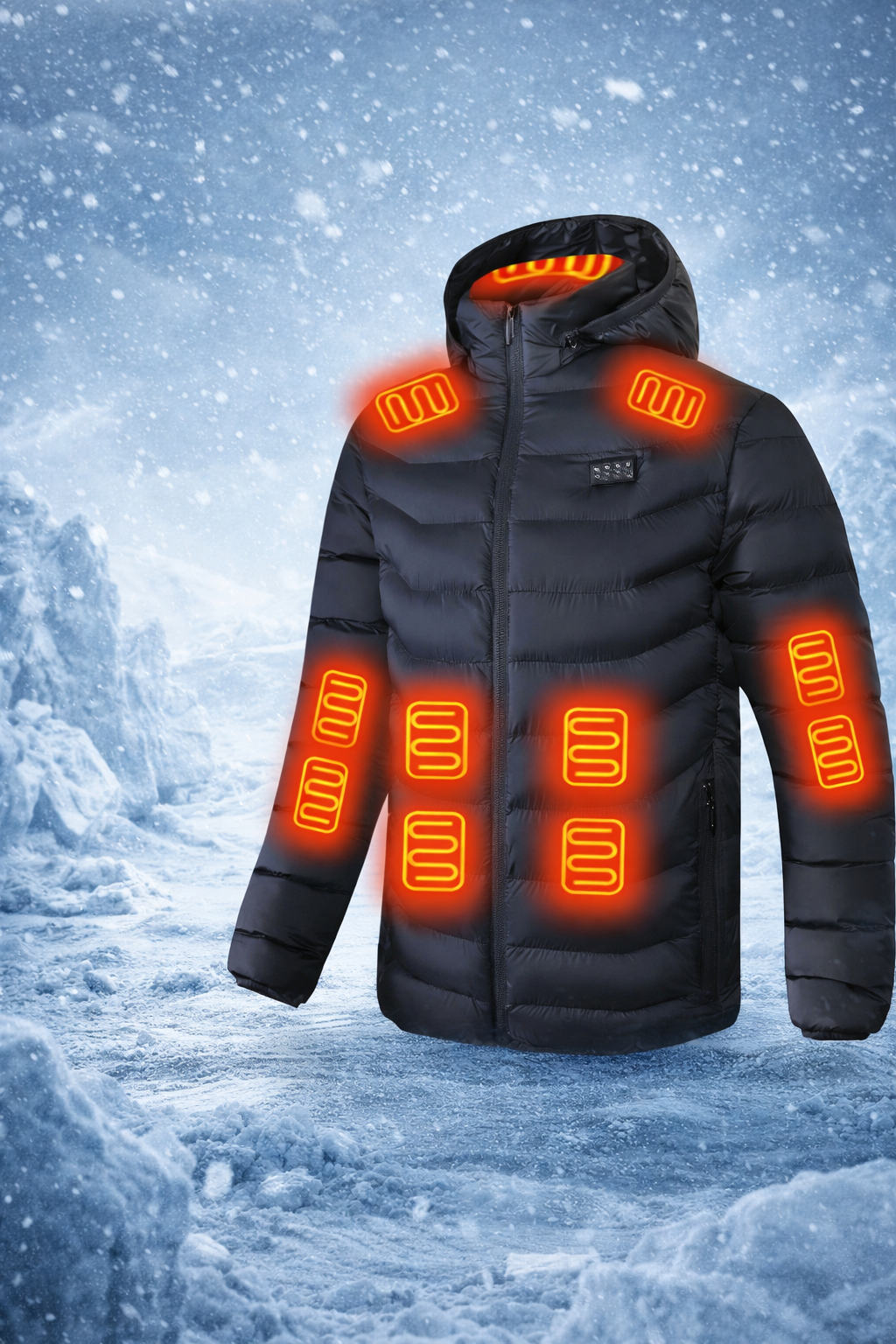 Heated Jacket - 3 Heat Settings 21 Heating Zones
