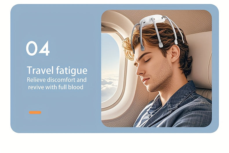 OctoRelax™ Electric Scalp Massager for Deep Stress Relief