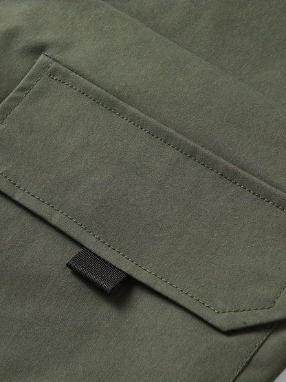 Men's Workwear Set - Hooded Multi-Pocket Jacket & Pants