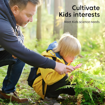 RIVGOT Kinder-Handmikroskop – 2 MP, 2" IPS-Digitaldisplay