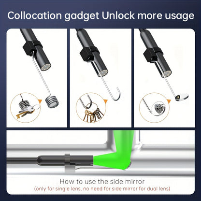 LCD Industrial Endoscope – 8mm Dual/Single Lens Camera