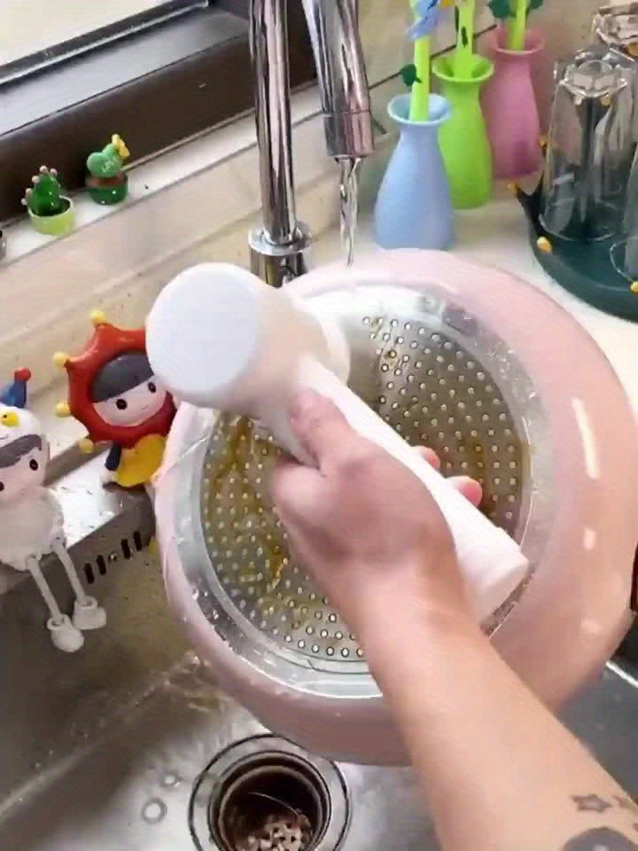 Electric Rotating Cleaning Brush – Cordless with 5 Replaceable Heads