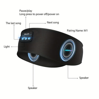 Wireless Sleep Headphones Eye Mask - 3in1