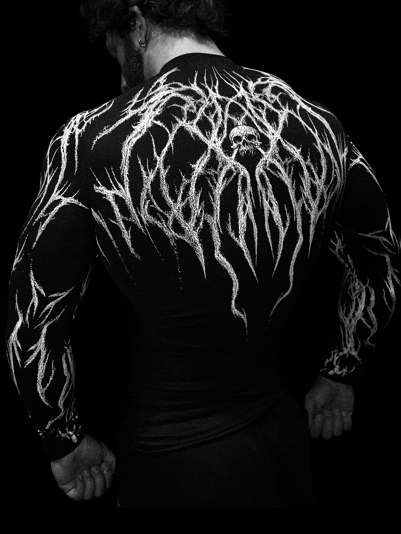 Men's Compression Long Sleeve Fitness Shirt - Muscle Fit