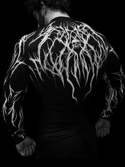 Men's Compression Long Sleeve Fitness Shirt - Muscle Fit