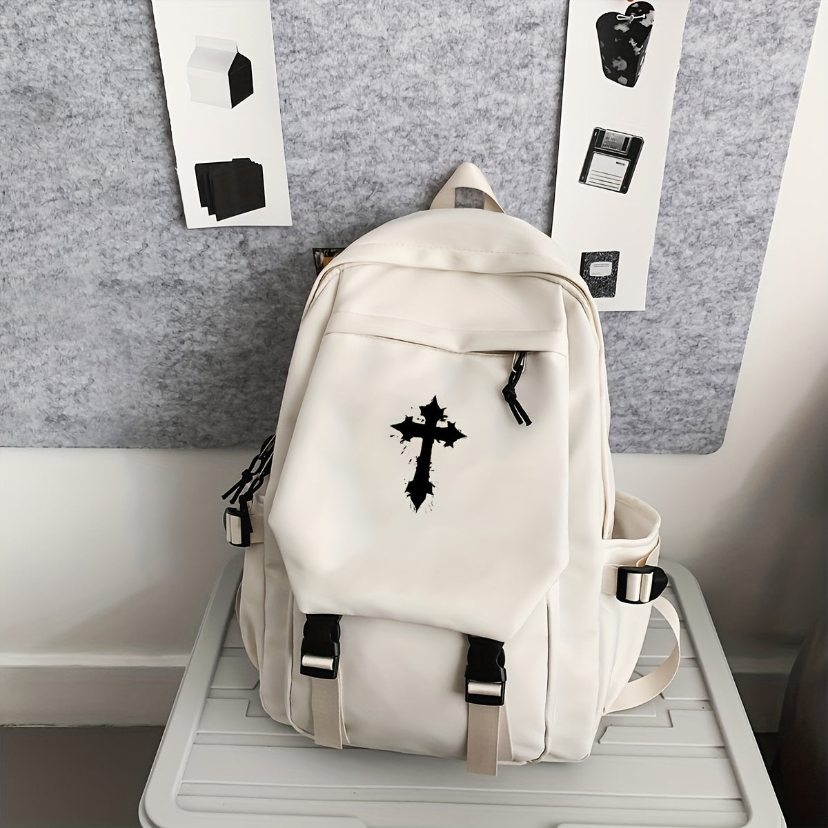 Black Backpack - Foldable Travel Bag