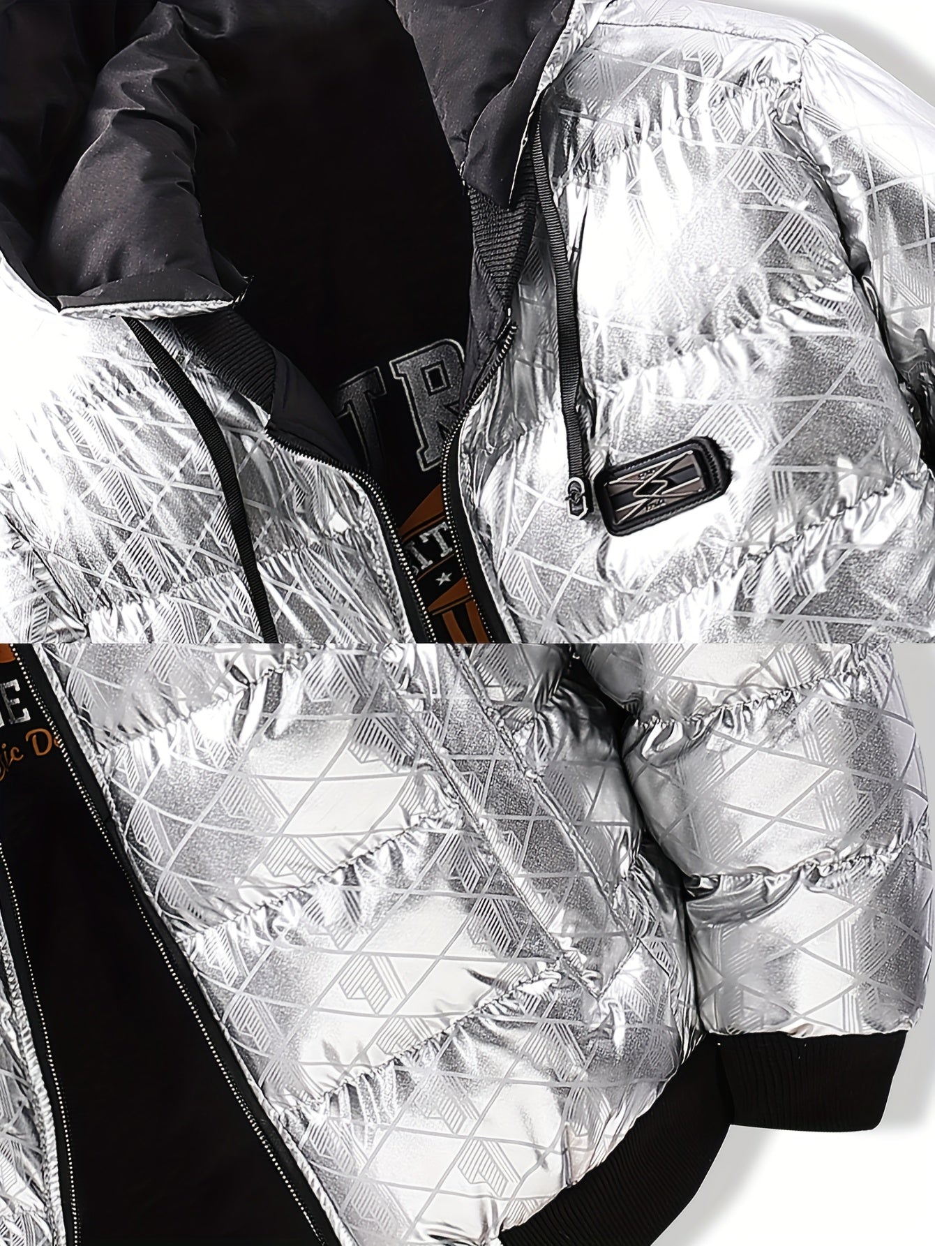 Men's Stylish Puffer Jacket - Thickened Warm