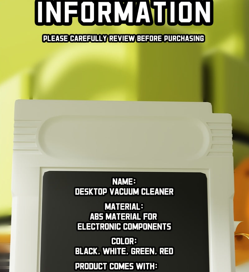 Three-Speed Desktop Vacuum Cleaner