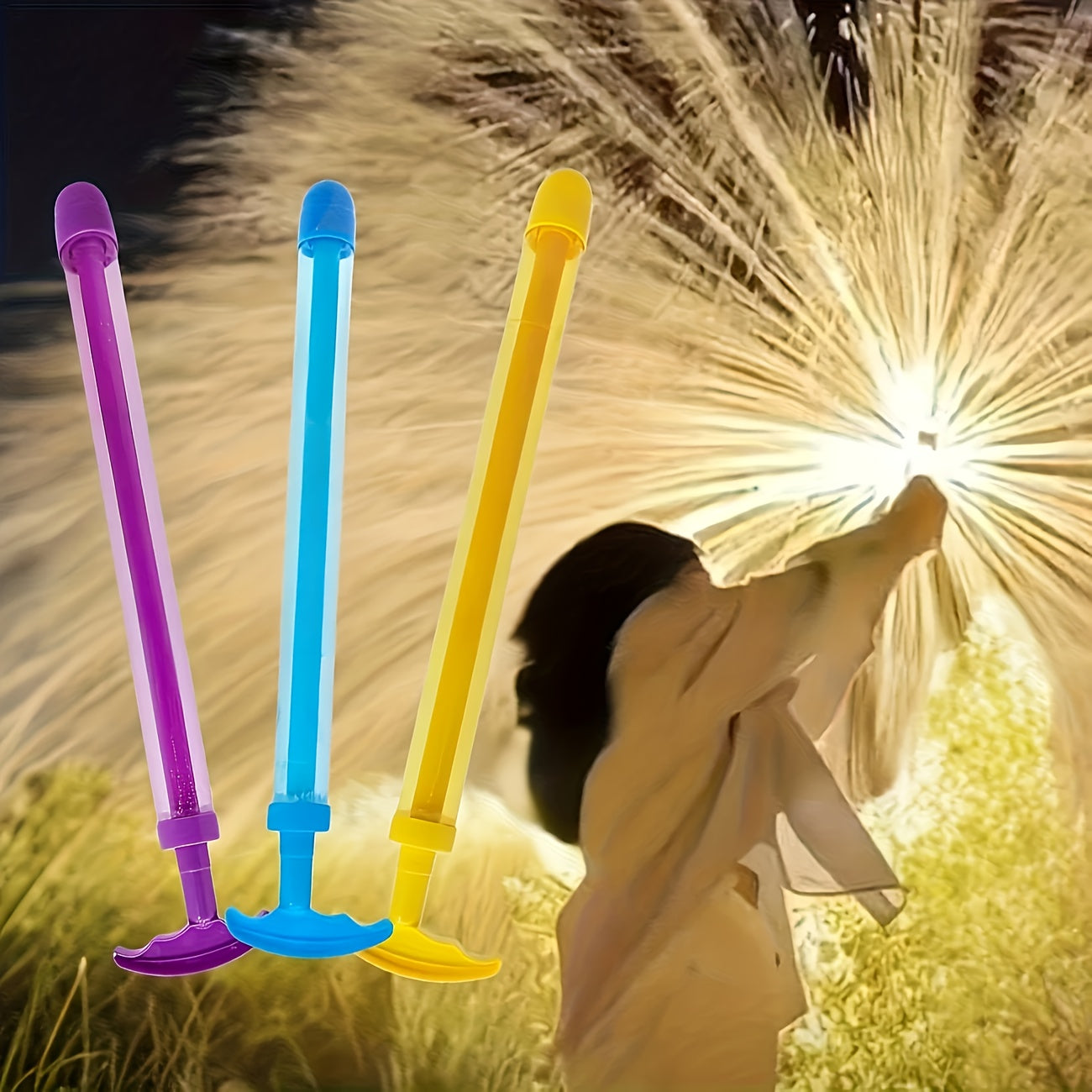 Fireworks Water Gun 4pcs - High-Pressure Water Jet Toy Set