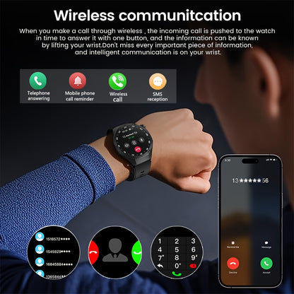 GPS GT5 Pro Men's Smartwatch - 3.86cm HD Display 100+ Sports