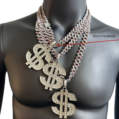 Men's Heavy-Duty Dollar Sign Necklace