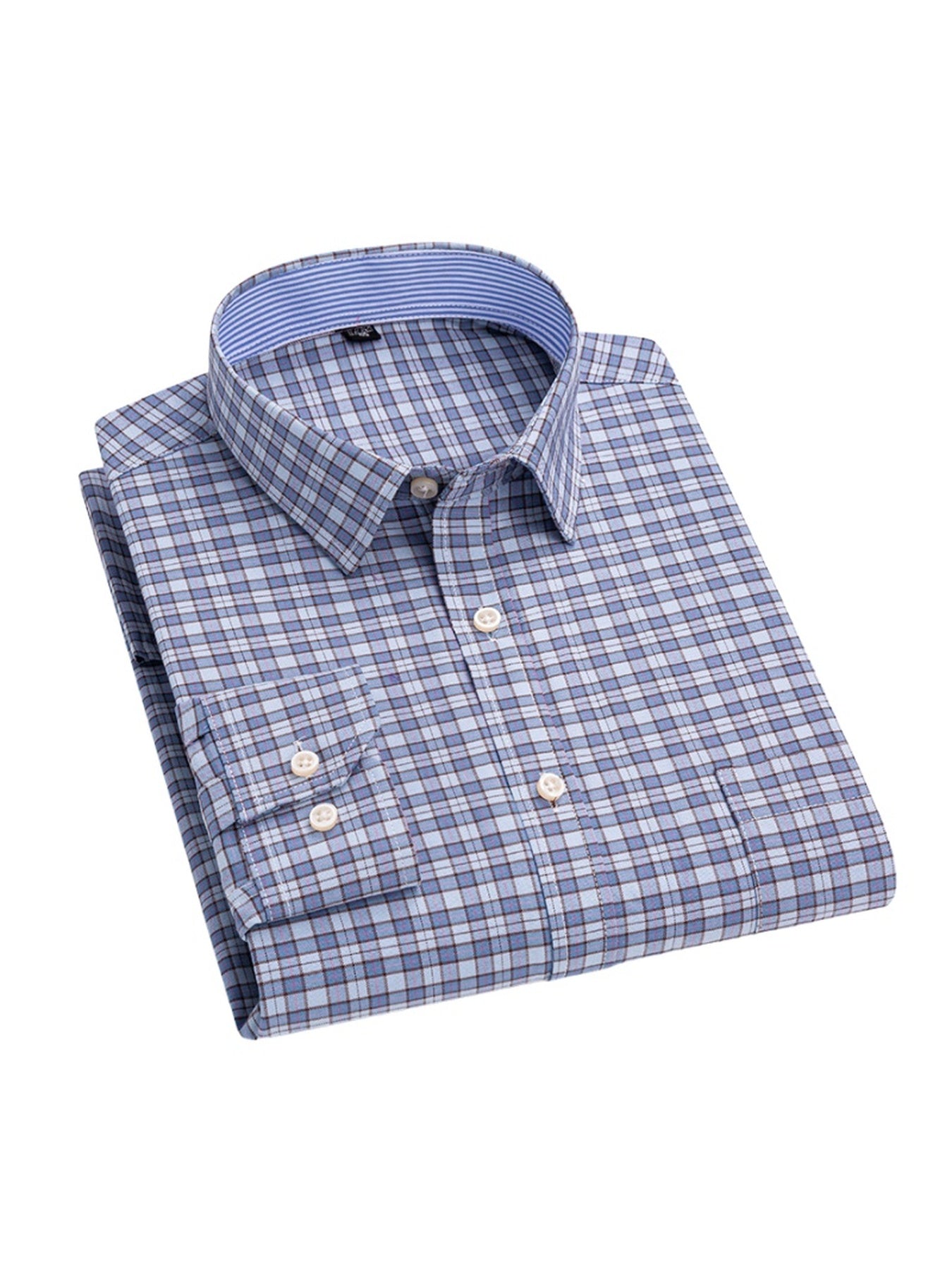 Men's 3-Pack Long Sleeve Oxford Shirts - Embroidered Chest Pockets