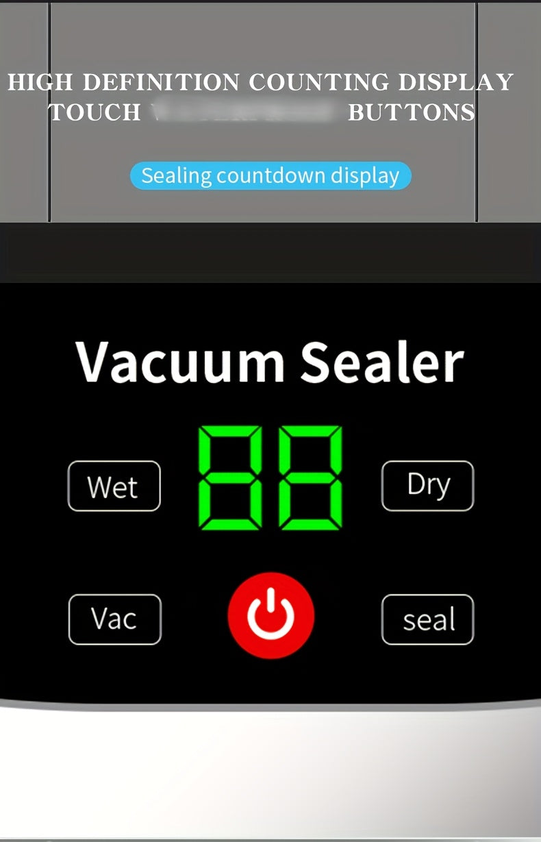 ELFO LARANJA USB Rechargeable Food Vacuum Sealer - 2000mAh Portable