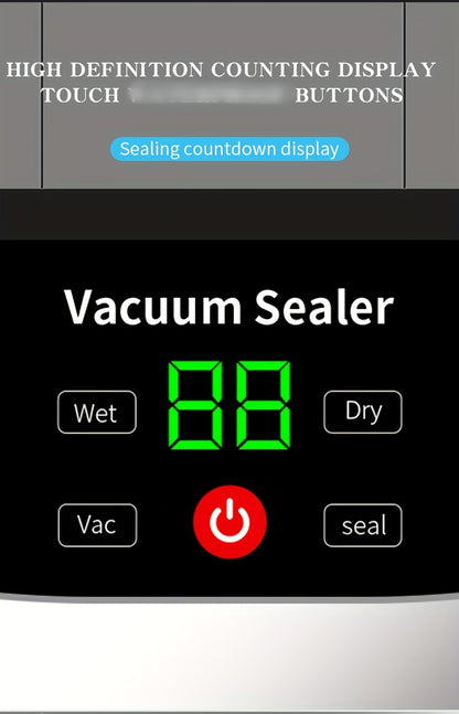 ELFO LARANJA USB Rechargeable Food Vacuum Sealer - 2000mAh Portable