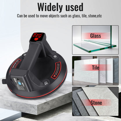 220KG Electric Vacuum Suction Cup - Heavy-Duty Glass Tile Lifter