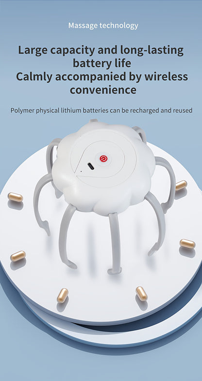 OctoRelax™ Electric Scalp Massager for Deep Stress Relief