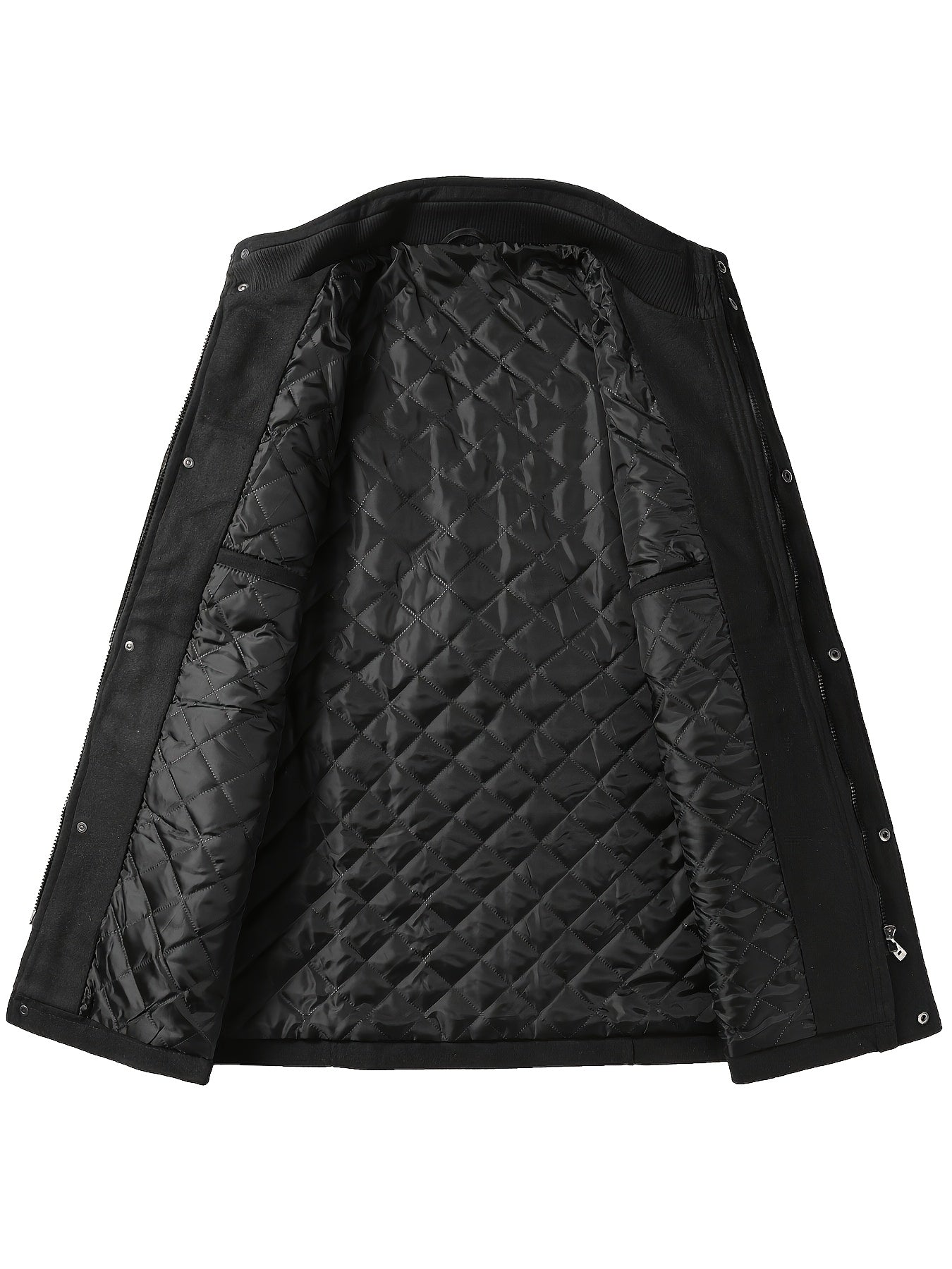 Men's Autumn/Winter Tweed Coat - Business Double-Breasted Wool