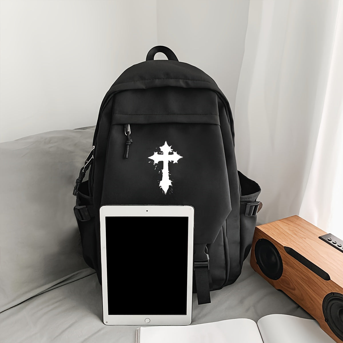 Black Backpack - Foldable Travel Bag