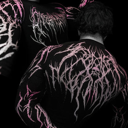 Men's Compression Long Sleeve Fitness Shirt - Muscle Fit