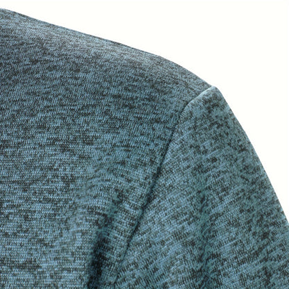 Men's Stand-Collar Casual Sweatshirt - Autumn Winter Long Sleeve