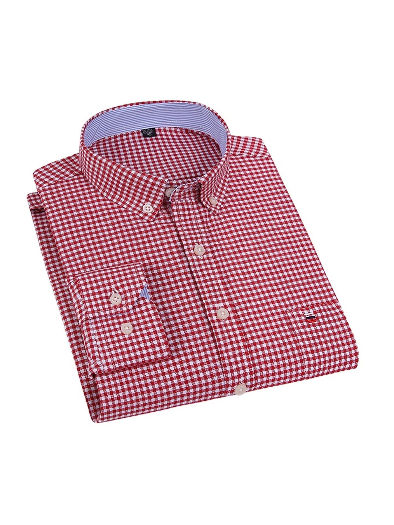 Men's 3-Pack Long Sleeve Oxford Shirts - Embroidered Chest Pockets